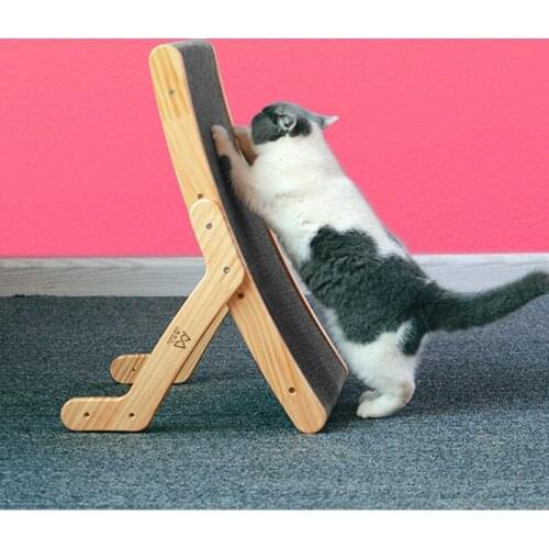 Cat supplies corrugated paper cat scratching board deformed cat bed vertical corrugated paper grinding claw toy replaceable core