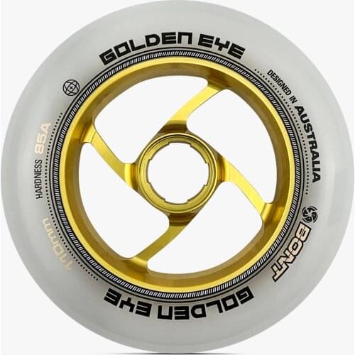 BONT Inline skate wheels Golden Eye Wheel Alu. Hub wheels
