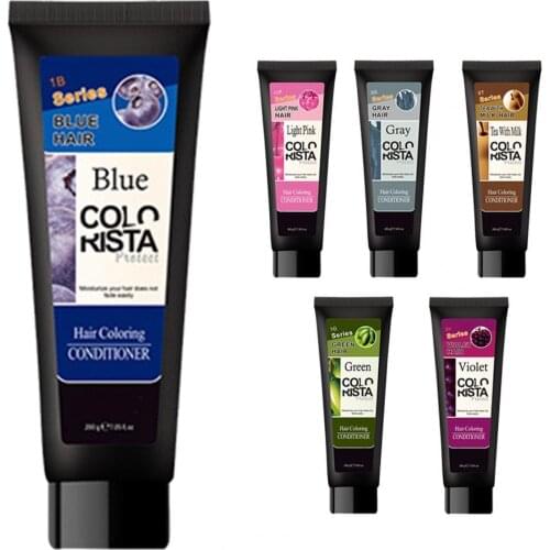 200ml Multifunctional Hair Coloring Conditioner Long Lasting Improve Frizz Color Locking Repair Conditioner Hair Care Styling