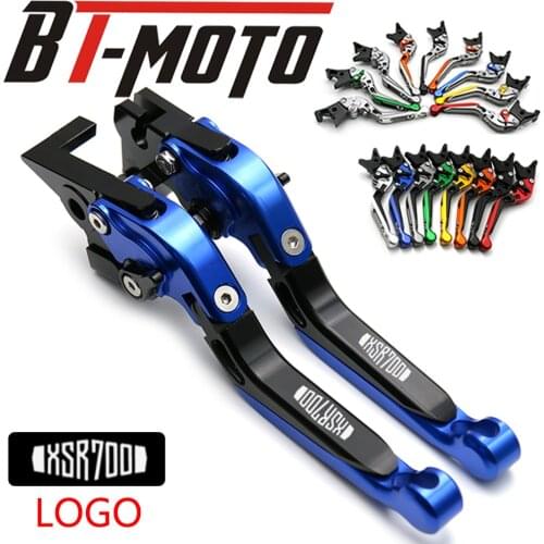 Motorcycle Accessories CNC Adjustable Folding Brake Clutch Levers For Yamaha XSR 700 XSR700 ABS 2016-2018