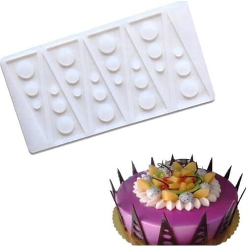 Irregular Round Shape Fondant Cake Decorating Tools Diy Silicone Chocolate Fondant Candy Cake Decorating Sugarcraft Baking Mould