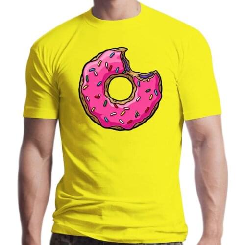 New Donut T Shirt Donut Homer Yellow Sprinkles Lisa Marge Bart Maggie