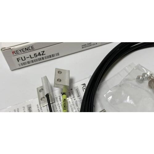 New barcode, brand new KEYENCE FU-L54Z optical fiber, complete accessories
