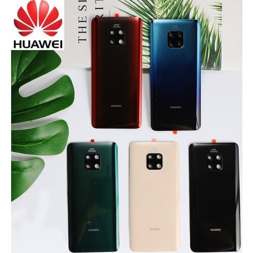 Original Battery Housing Cover for Huawei Mate 20 Pro case tempered glass Back Replacement Part Huawei Mate20 Pro + adhesive