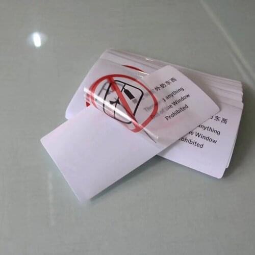 Full Colors Screen Printing transparent stickers,custom logo waterproof printing clear label sticker ---PX8025