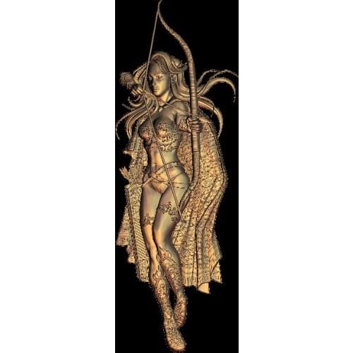 Sexy girl 3D STL Model for CNC Router Engraver Carving Machine Relief Artcam aspire M40