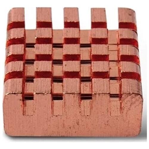 Raspberry Pi Heat Sink Cooper CPU Cooling Pad Radiator for Raspberry Pi 3 Model B+/3/2