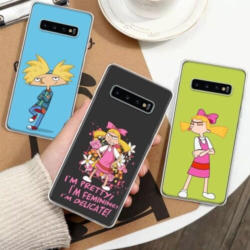 Cartoon Hey Arnold Fondos Silicon Phone Case For Samsung Galaxy A51 A71 A70 A50 A40 A30 A20E A10S A01 A21 A6 A7 A8 A9 Plus + Cov