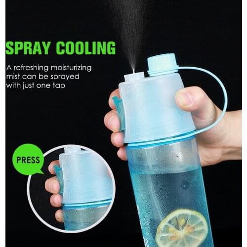 Sports cup spray outdoor plastic creative student childrens gift essential for outdoor sports Summer companion dropshipping