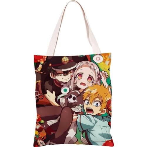Japan anime Toilet-bound Hanako-kun pattern Bag Model canvas Shopping shoulder bag Gift For Fans