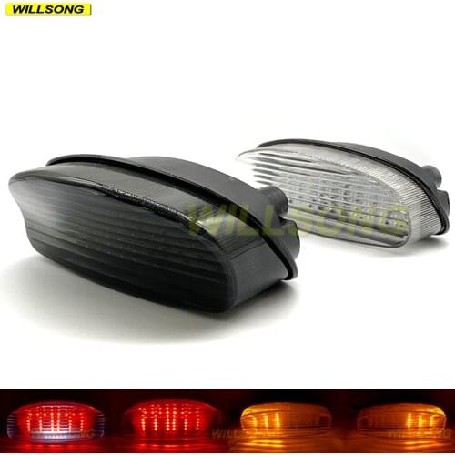 LED Rear Tail Brake Light Blinker Turn Signal Integrated Lamp For HONDA CBR1100XX HORNET 250/600 1997-2003 Motorcycle Lighting