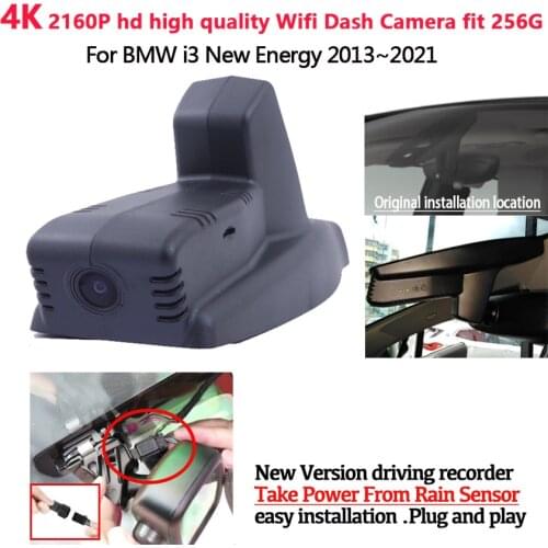 Hd 1600P Easy Installation Car DVR WIFI Dash Camera Video Recorder Dash Cam For BMW i3 New Energy 2013~ 2017 2018 2019 2020 2021