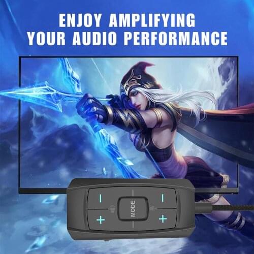 INWA External USB to 3.5mm AUX Sound Card 7.1 Adapter 3D Antimagnetic Audio Headset Microphone Jack For Laptop PC/PS4/PS5