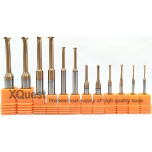 XQuest Tin Solid Carbide Thread Milling Cutter Pith 0.3 - 0.6 0.4 - 0.8 0.5 - 1.0 CNC Single Teeth thread Mill Cutters P 0.75 2