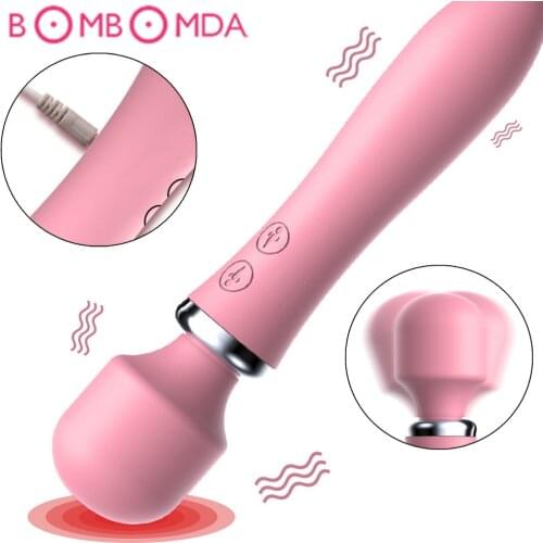 BOMBOMDA Magic Wand AV Vibrator for Women Dildo Vibrating Clit Stimulator G Spot Body Massager Female Masturbator Adult Sex Toys