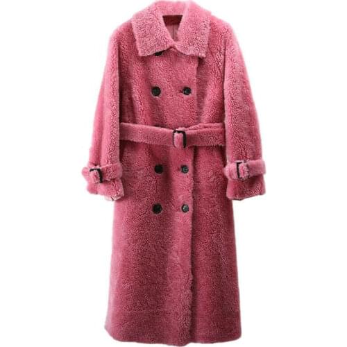 Women Woolen Cashmere Coats Autumn Winter Fashion Warm Double-Faced Wool Overcoat Woolen New Fashion Vintage Minimalist Outwear
