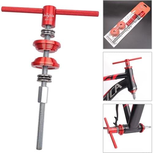 1 Set Bicycle Double Side Plane Thrust Bearing MTB Road Bike Headset / Bottom Bracket BB Install Aluminum Alloy Press-In Tool