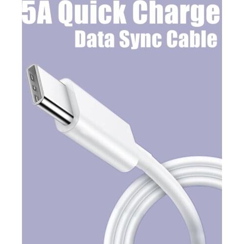1m/1.5m/2m 5A MAX 5.4A USB Type C Fast Charing Cable For Huawei P30 P40 Pro Lite Honor X10 Max 30 Lite 8s(2020) Play 4T 9s 9a 9c