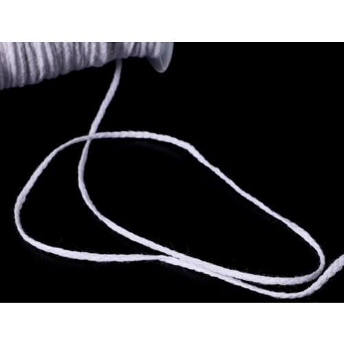 1 Pc 61m Cotton Braid Candle Wick Core Spool Non-smoke DIY Oil Lamps Candles Supplies