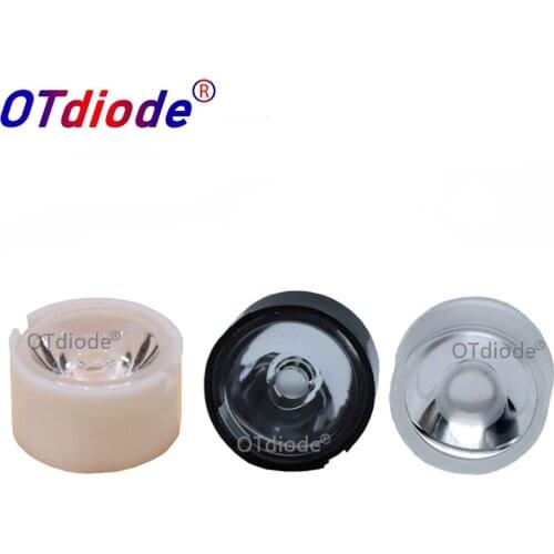 10-100pcs 13mm CREE LED Lens 10 30 45 60 90 Degree XPE2 XPG2 XTE Epiled/Semiled 3535 3030 Emitter Plano Reflector Collimator