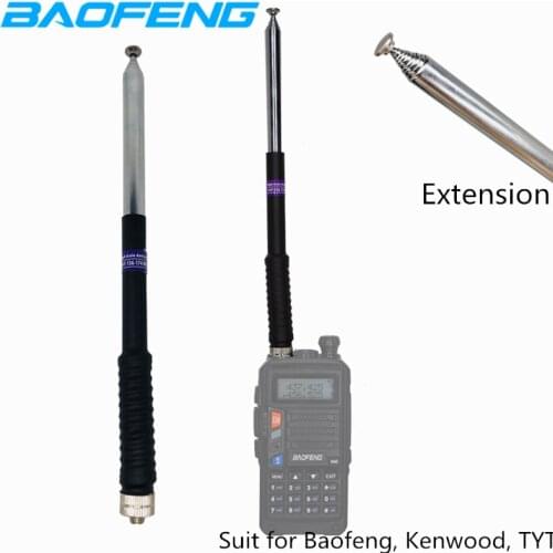 103cm NA-777S Rod Antenna VHF 136-174MHz High Gain SMA-F Telescopic Antena for Baofeng UV-9R plus UV9R plus UV-5R UV-82 BF-888S