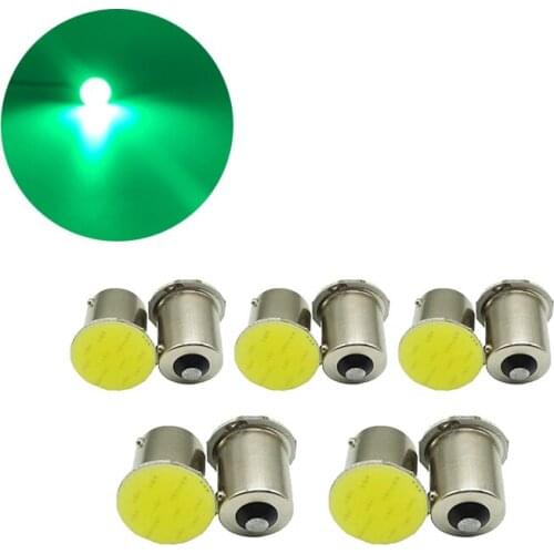 10Pcs/Lot Green COB 1156 BA15S 12SMD Car LED Light Signal Bulbs Super Bright Auto Turn Tail Reverse Parking Brake Lamp 12V