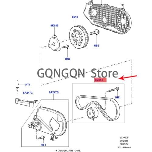 CAR timing belt (pulley)/rear 2010 -2021lan dro ve rdi sco ver y4r ang ero ver spo rtr ang ero ver generator air conditioning fa