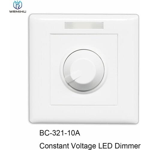 DC12V-DC24V BC-321-10A PWM Signal LED Dimmer Knob Style Manual Switch Constant Voltage Controller For LED Light Lamp