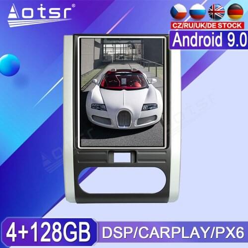 For NISSAN X-TRAIL Qashqai Android Radio tape recorder 2007-2014 Car Multimedia Player Stereo PX6 head unit Tesla Navi No 2din