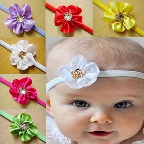 3pcs flower Headwear Kids Rose Hair Accessories Fashion Style Extension Ba-By birthday gifts kids girls