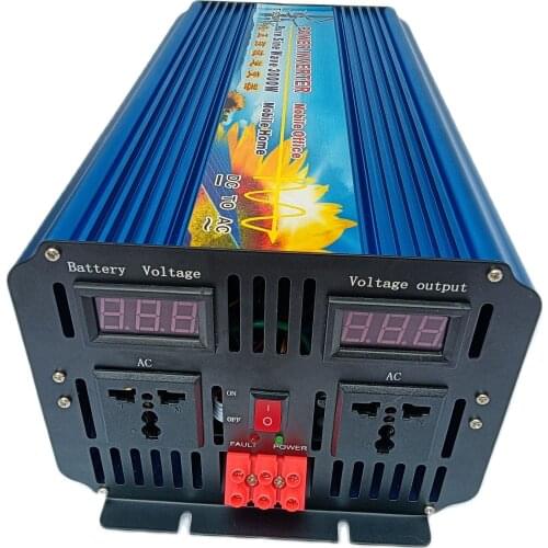 3kVA 12V 24V 36V 48V home inverter 3000w pure sine wave inverter 110V 220V AC output