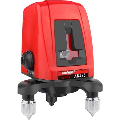 AK435 Laser Leveling Unit Mini Portable Red 3D Laser Level 360 Distance Meter Level Laser Line Measure as Construction Tools