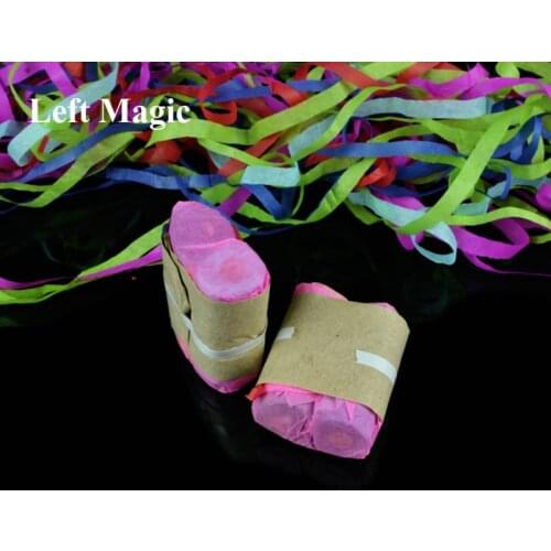 1 Bag Throw Streamers Cresey Spider Thread Colorful Fun Close Up Magic Tricks Kids Toy Mentalism Illusion Stage Street Magic