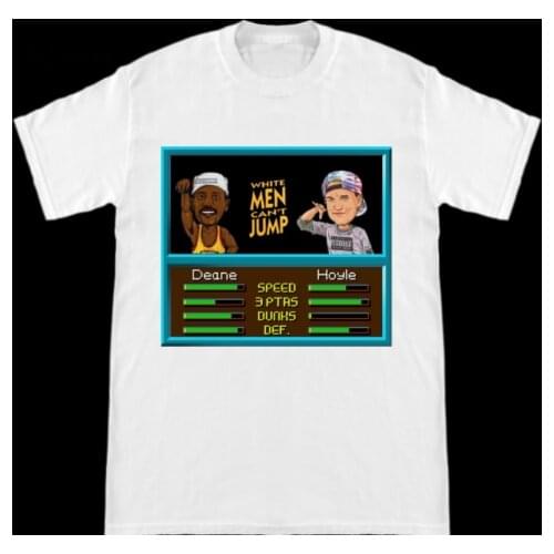 New White Men Can'T Jump Jam Sidney Deane Billy Hoyle T-Shirt Cotton Tee Shirt