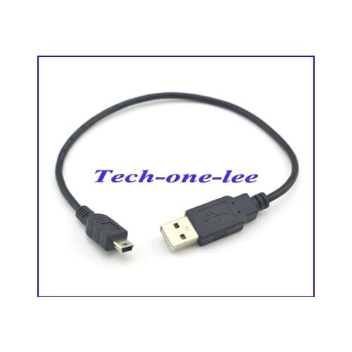 Wholesale100pcs/lot USB-A M To Mini usb M Connector 5pin Adapter Cable USB A male To Mini 5P Male Extension Cable