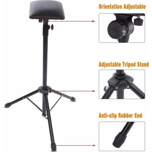Adjustable Height Tattoo Armrest Tripod Stand with Soft Sponge Pad Portable Tattoo Arm Leg Rest Tattoo Art Salon Armrest Table
