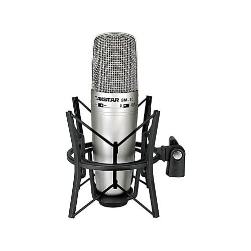 Full Set Takstar SM-1C Recording microphone for Recording/chat room/broadcasting chorus Come with Shockmount Phantom Power