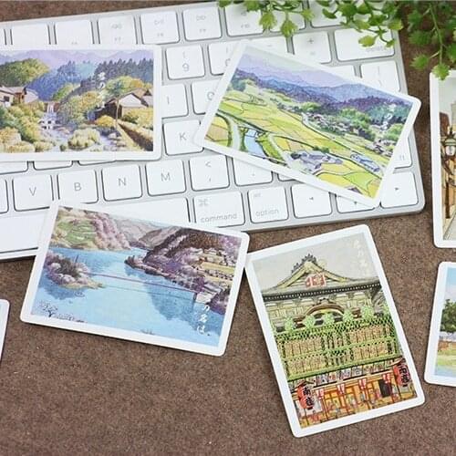 Multi-use 5.7*8.7cm 54pcs Mini animated movie your name Scrapbooking party invitation cards valentine Christmas