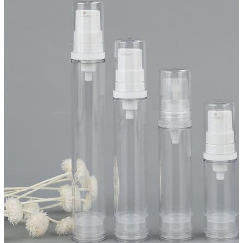 5ML clear plastic airless bottle for lotion/emulsion/serum/sample test /eye liquid /toner sprayer skin care cosmetic packing