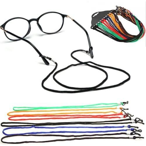 1PC Multicolor Black Nylon Glasses String Cord Holder Sunglasses for Eyeglasses Lanyard Neck Rope Strap Adjustable Rope Holder