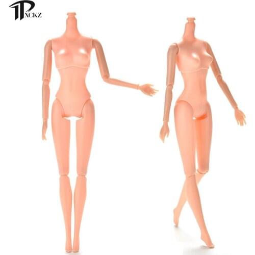 1Pcs DIY Naked Nude Doll Body Without Head Twelve Joints Movable Necessary Doll Body Accessories