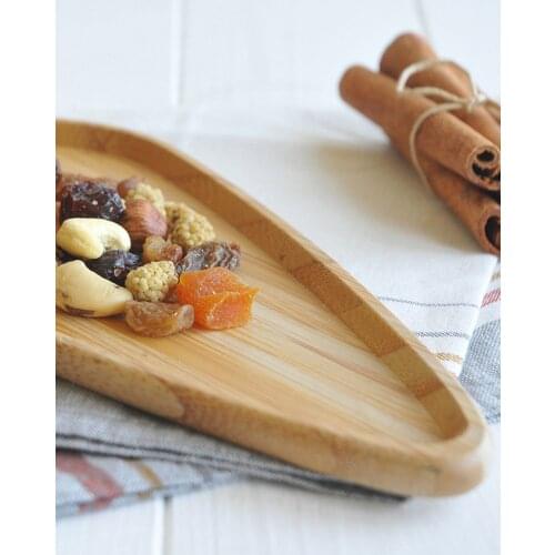 25 cm Triangle Presentation Plate 100 Wood 2021 Kitchen Supplies