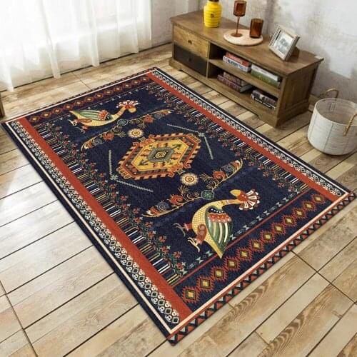 High Quality Home Large Carpet Bohemian Style 3D Printed Carpets For Living Room Bedroom Mats Anti-Slip Rugs Area Floor Kitchen