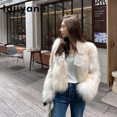 Winter Women Coats 2021 Real Fur Coat Woman Natural Fox Fur Jacket Female Genuine Hair Jacket Cloth Mujer Parkas TN444