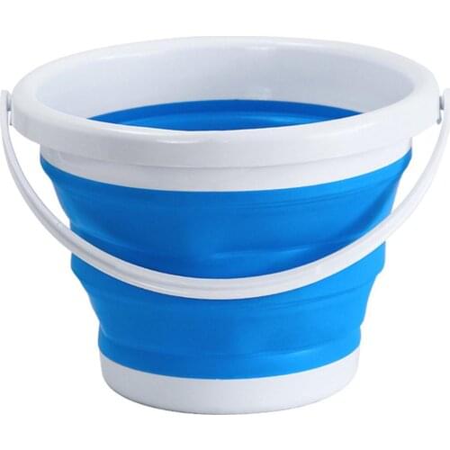 3/5/10L Collapsible Bucket Multifunctional Folding Bucket for Hiking Fishing Outad Multi-Functional Eco-Friendly