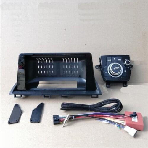 Car Fascia Navigation Fascias Dash Frame Kit For 9" Universal Android Multimedia Player For Mazda 3 Axela 2013 2014 2015 -2018