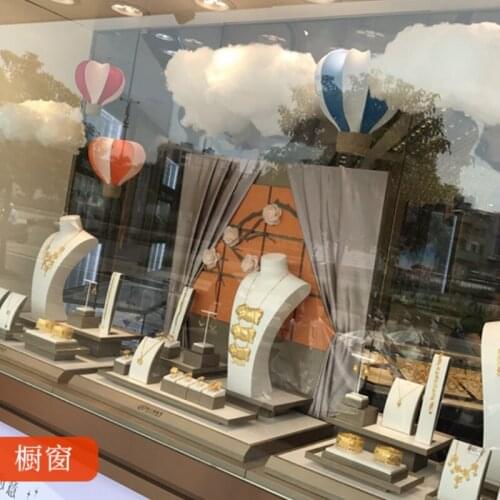 White cotton cloud decoration for wedding shopping mall window stage ornaments Grand Event backdrops chrismas hanging supplies