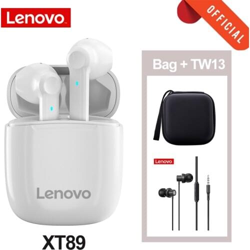 Lenovo XT89 TWS Bluetooth Earphone HIFI Sound quality Wireless Headphones ACC SBC HD audio decoding Headset Stereo bass With Mic