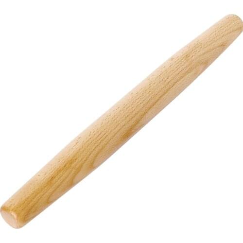 44cm Wooden Rolling Pin Baking Cookies Biscuit Dough Pizza Bread Roller Tool