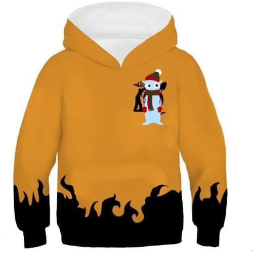 Boys 3D hoodies Kids Anime Sweatshirt Carton Print fashion Harajuku Jacket Child Clothes